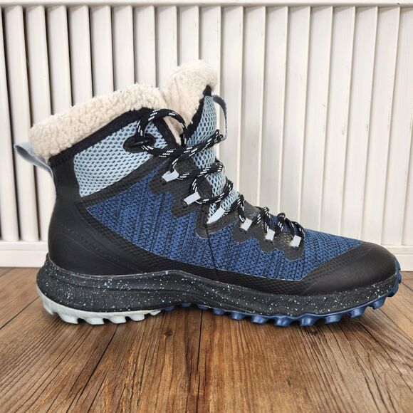 Merrell Bravada Knit Bluff Polar Womens Sz 9.5 Poseidon Waterproof Hiking Boots - Picture 5 of 10